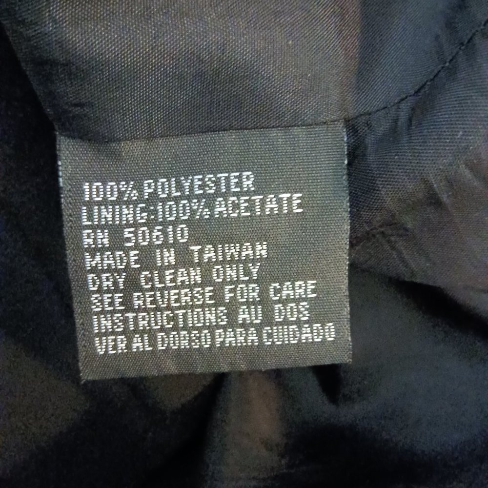 Kasper & Company Black Microfiber Classic Blazer - A Perfect Travel Blazer - Picture 5 of 6
